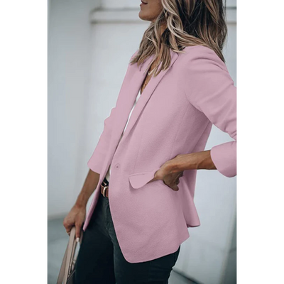Jacqueline | Damen Freizeit-Büroblazer mit offenem Schnitt