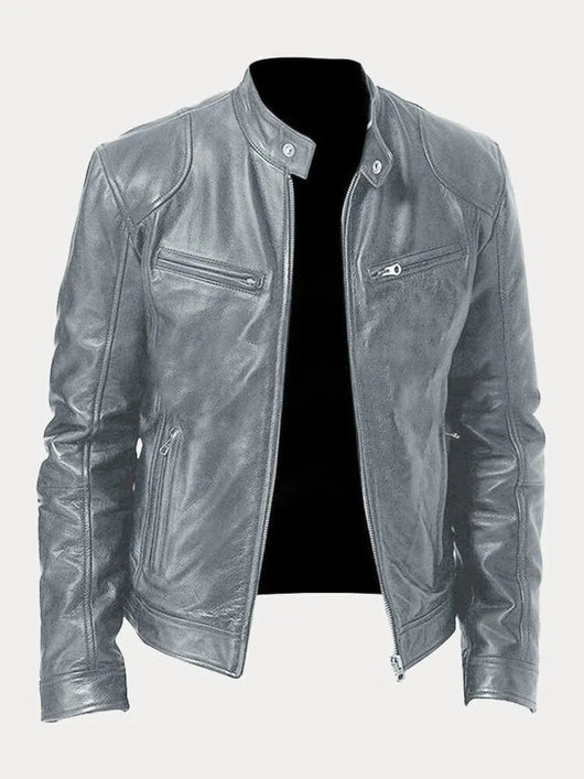 Nicole | Damen Stylische Streetwear Moto Lederjacke
