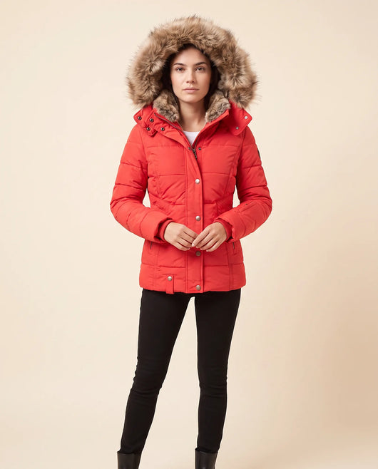 Iris Steppjacke wattiert mit Kapuze
