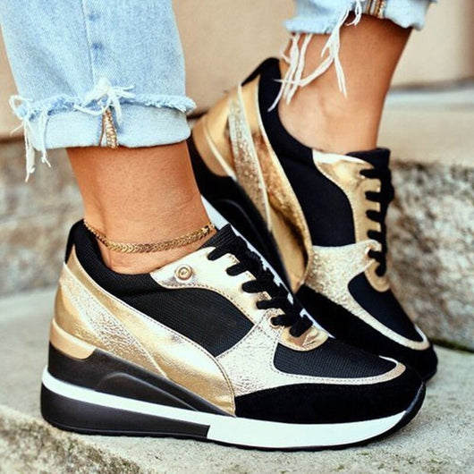 Laura | Damen Bequeme High-Top Sportsneaker