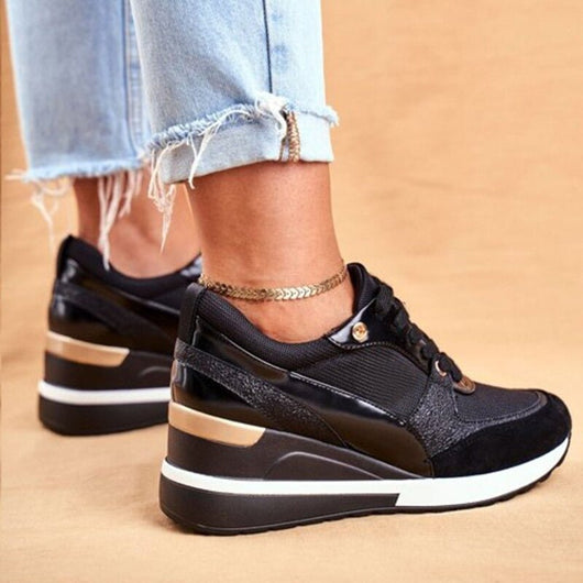 Laura | Damen Bequeme High-Top Sportsneaker