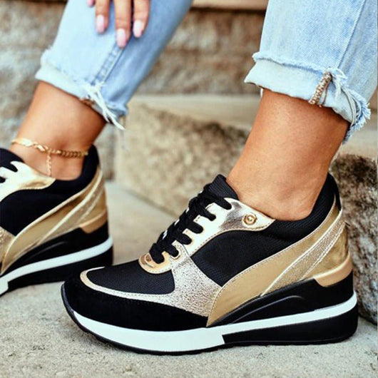 Laura | Damen Bequeme High-Top Sportsneaker