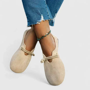 Nora | Damen Orthopädische Seildetail Slip-On Ballerinas