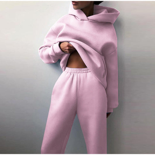 Doris | Damen Streetstyle Hoodie- und Jogginghose-Set
