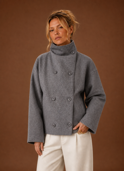 Damen Jacke mit Stehkragen