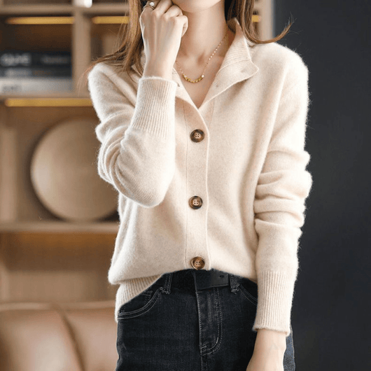 Lara | Damen Leichte Strickjacke im Casual-Stil
