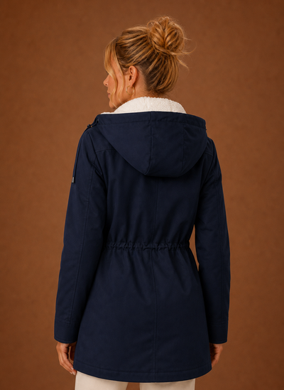 Damen Parka mit Kapuze und Fleecefutter